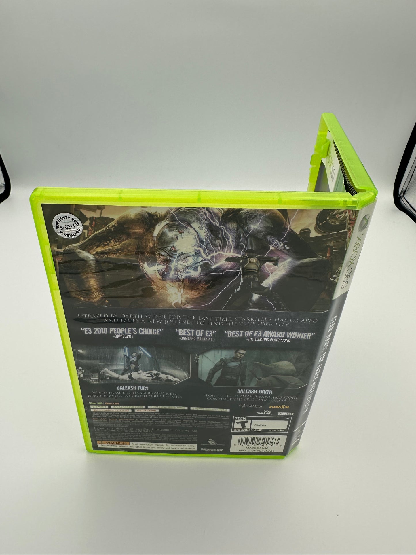 Star Wars the force unleashed ii for Xbox 360