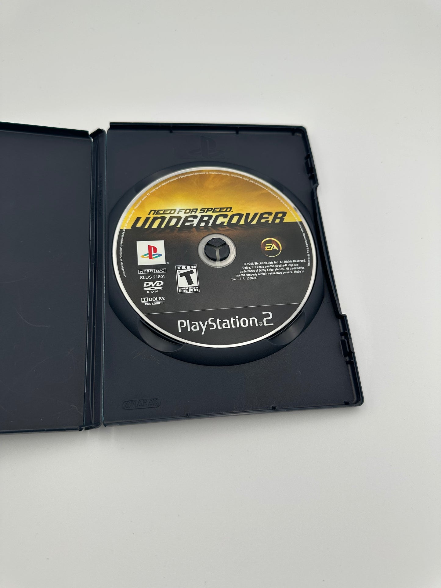 Need for speed undercover for ps2. Missing manual