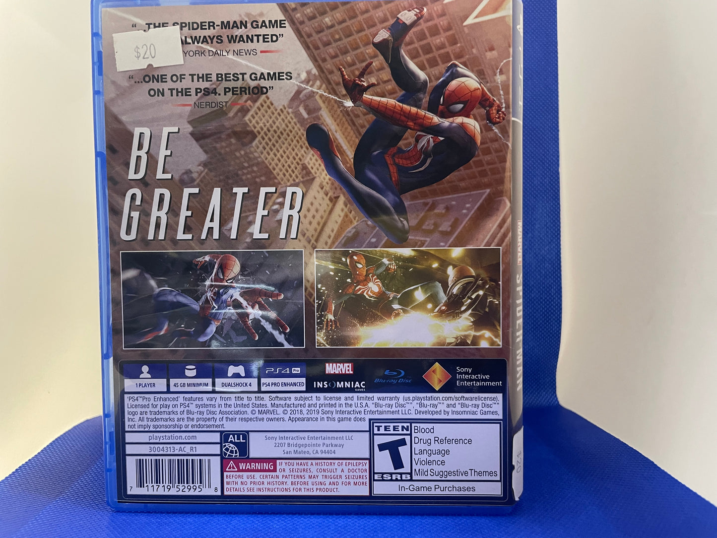Marvel Spider-Man (Game Of The Year Edition)