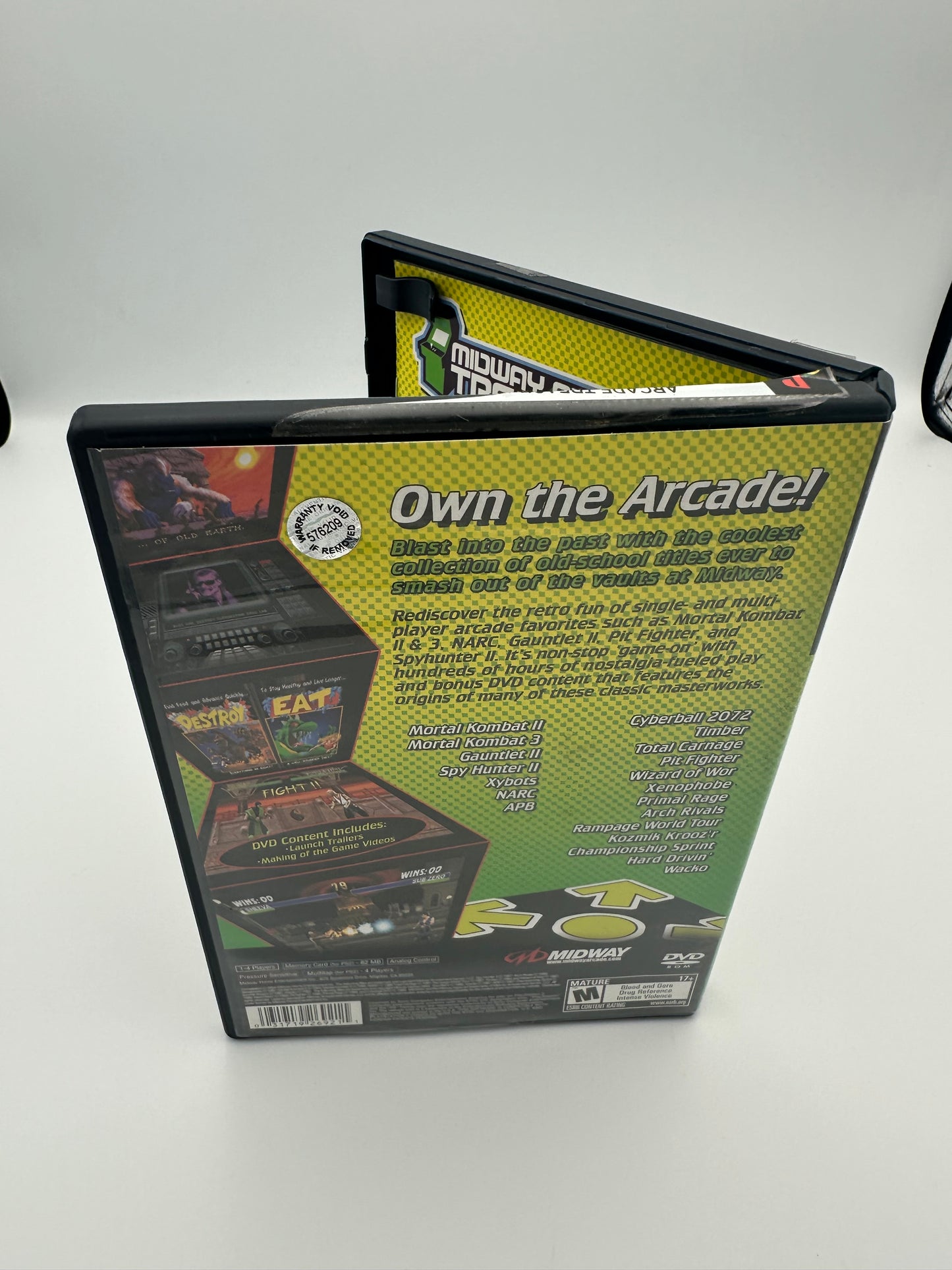 Midway arcade treasures 2 for PlayStation 2