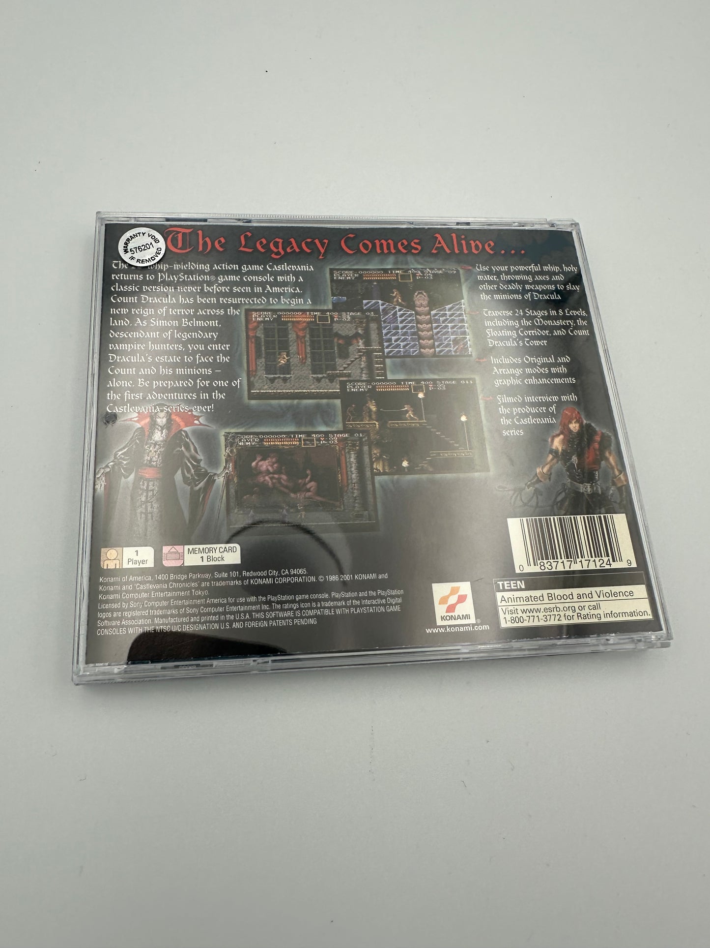 Castlevania chronicles for PlayStation 1