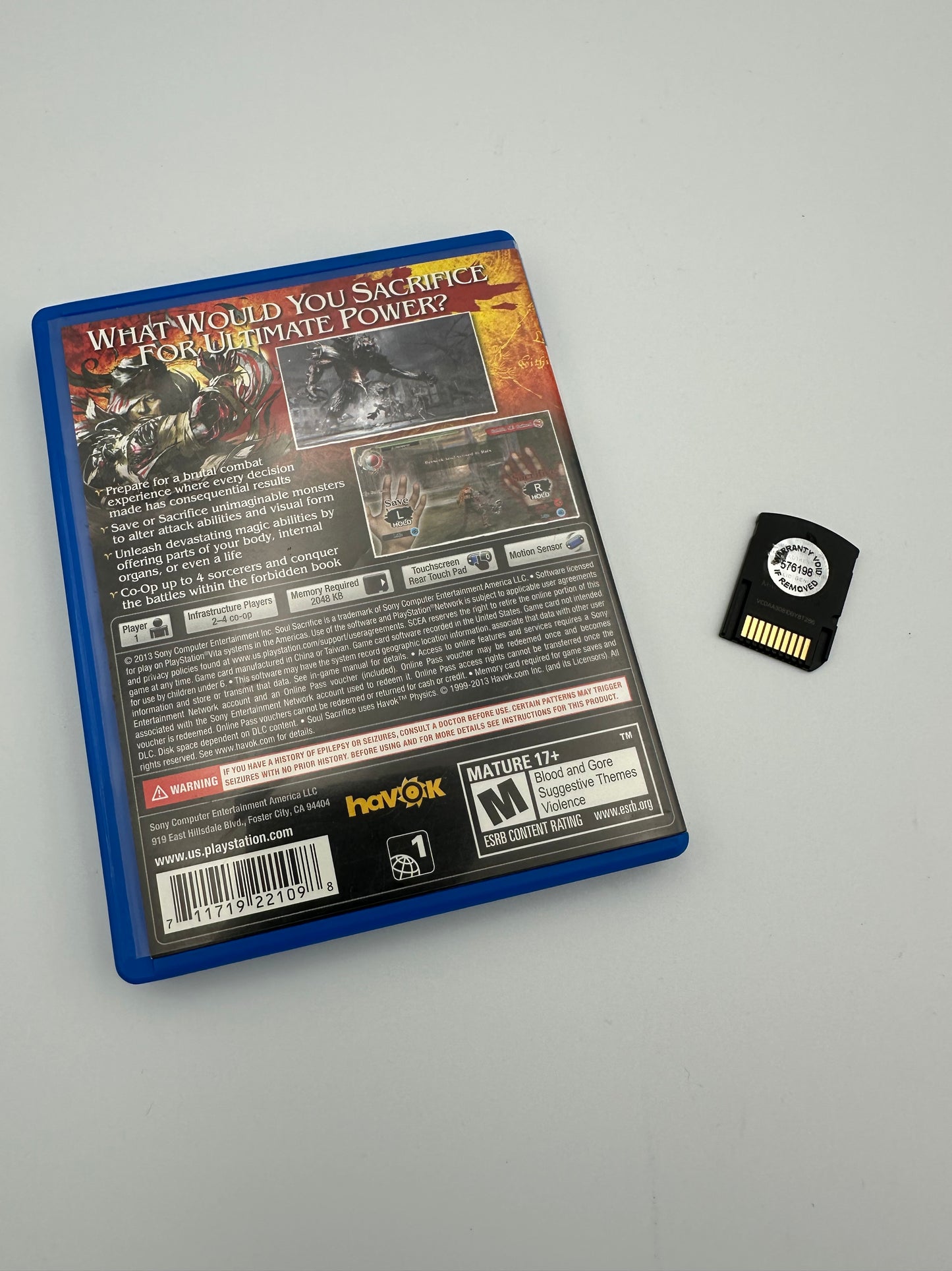 Soul sacrifice for PlayStation vita