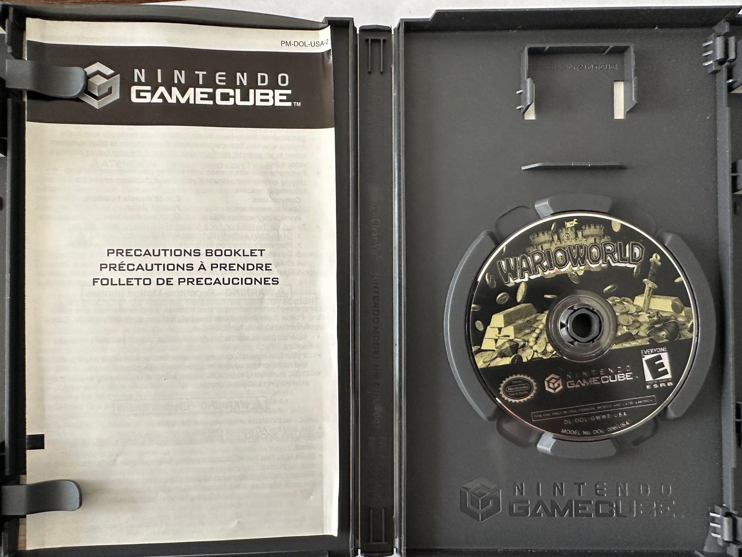 Wario world for the Nintendo GameCube. Missing manual