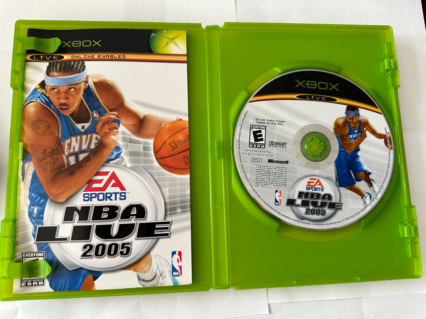 NBA live 2005 for the Xbox