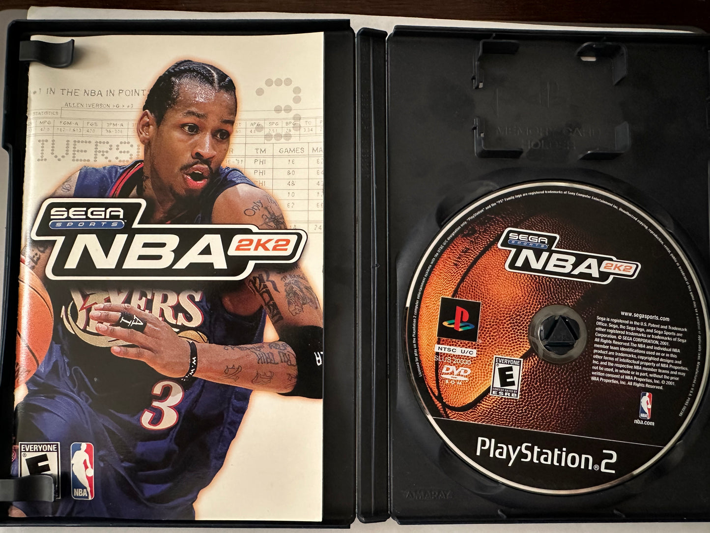 NBA 2K2 for the PlayStation 2