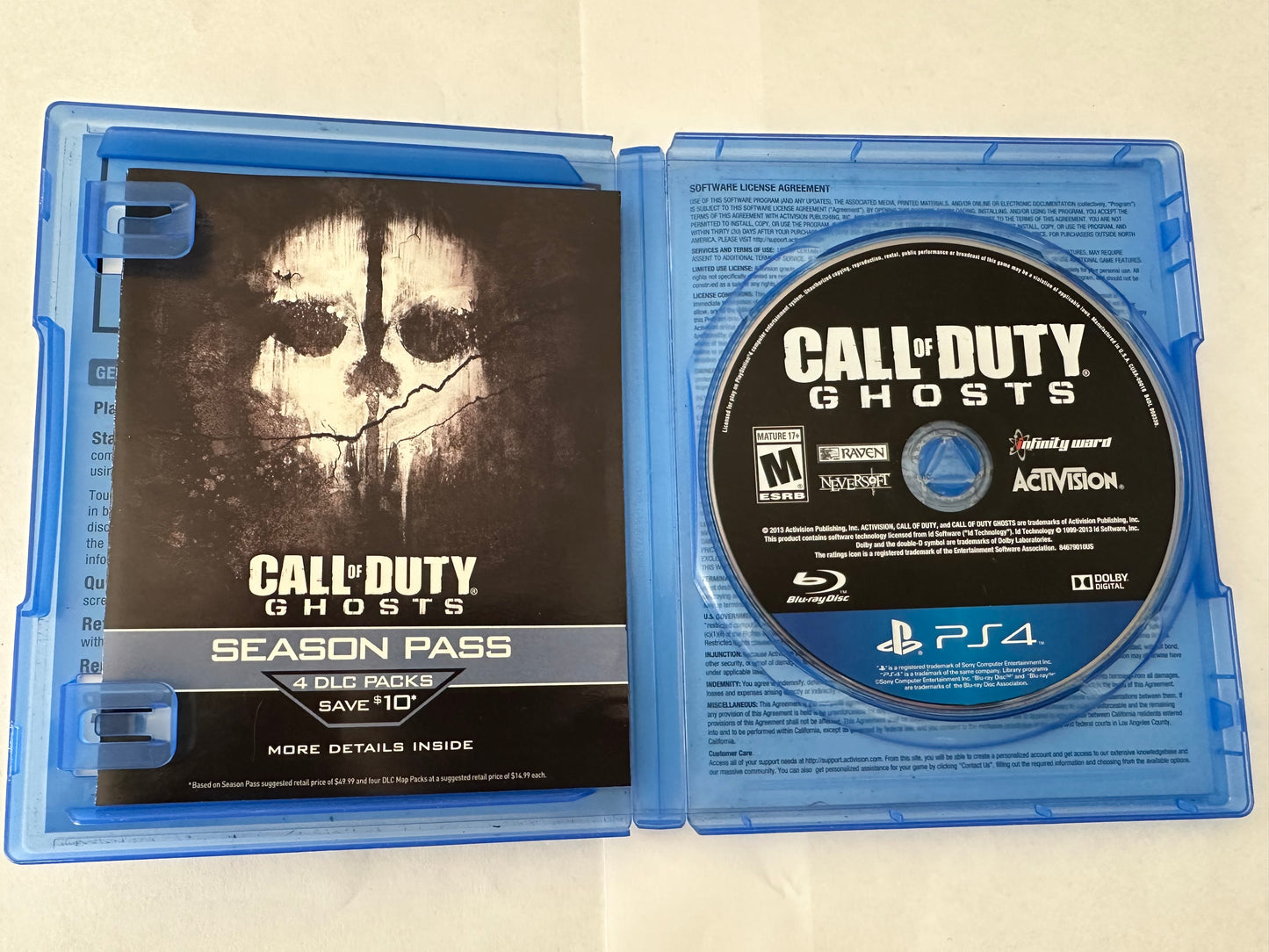Call of duty Ghosts for the PS4
