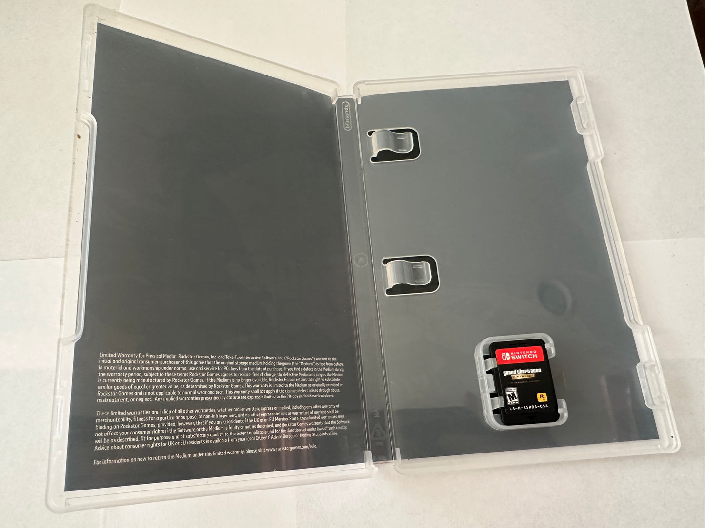 Grand theft auto the trilogy for the Nintendo switch