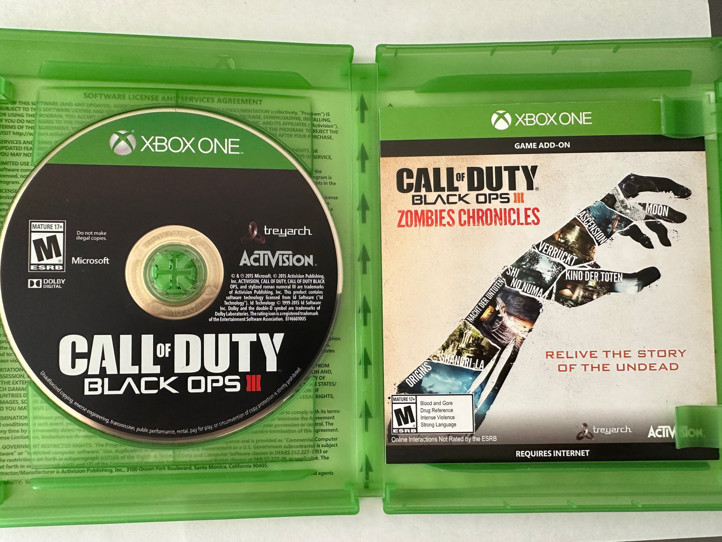 Call of duty black ops III for the Xbox one