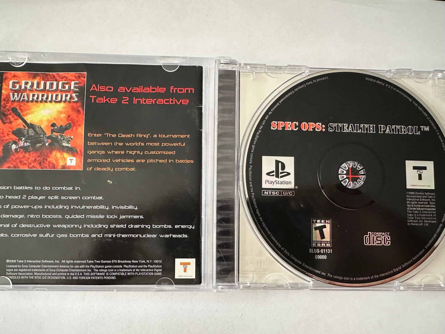 Spec ops stealth patrol for the PS1