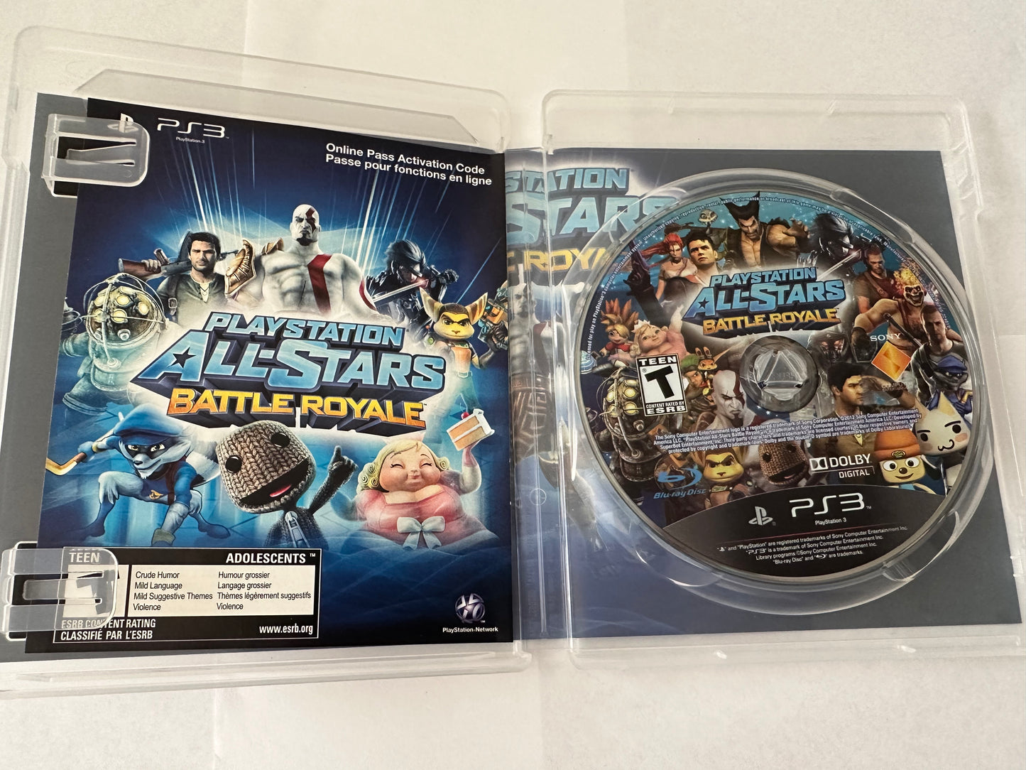 PlayStation All Stars battle royale for the PlayStation 3