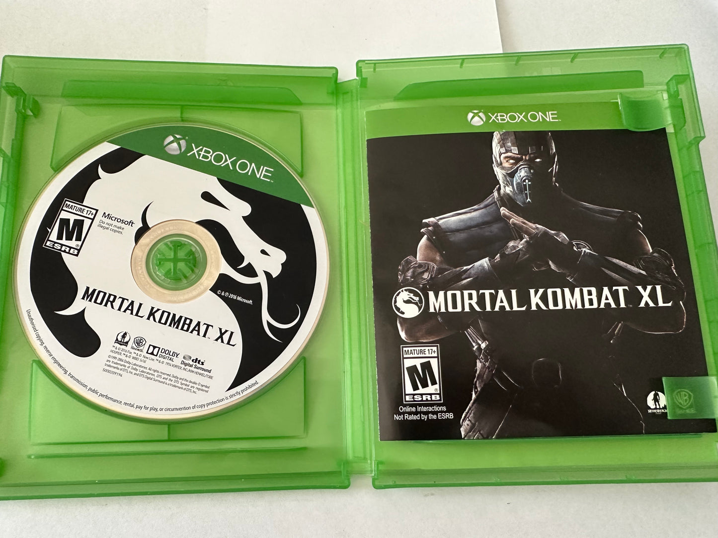 Mortal Kombat XL for the Xbox One