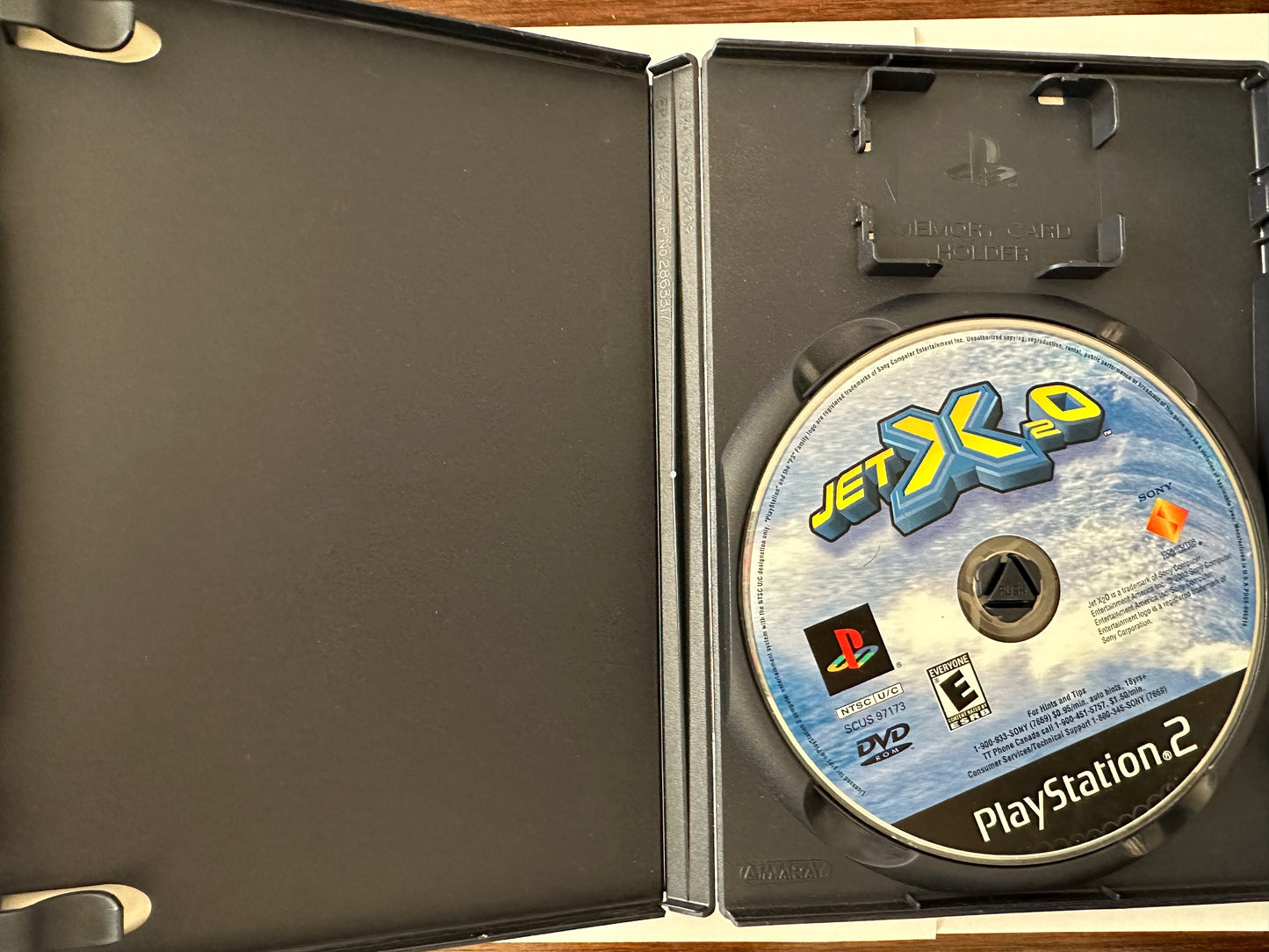 Jet X2O for the PlayStation 2. Missing manual