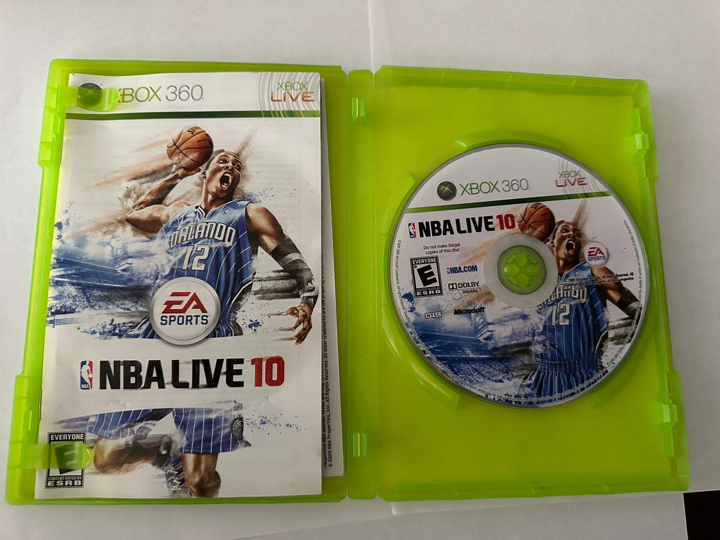 NBA live 10 for the Xbox 360