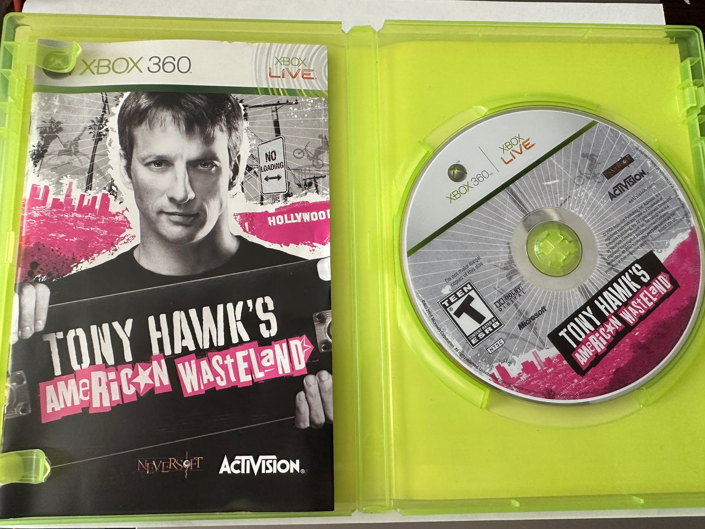 Tony hawks American wasteland for the Xbox 360