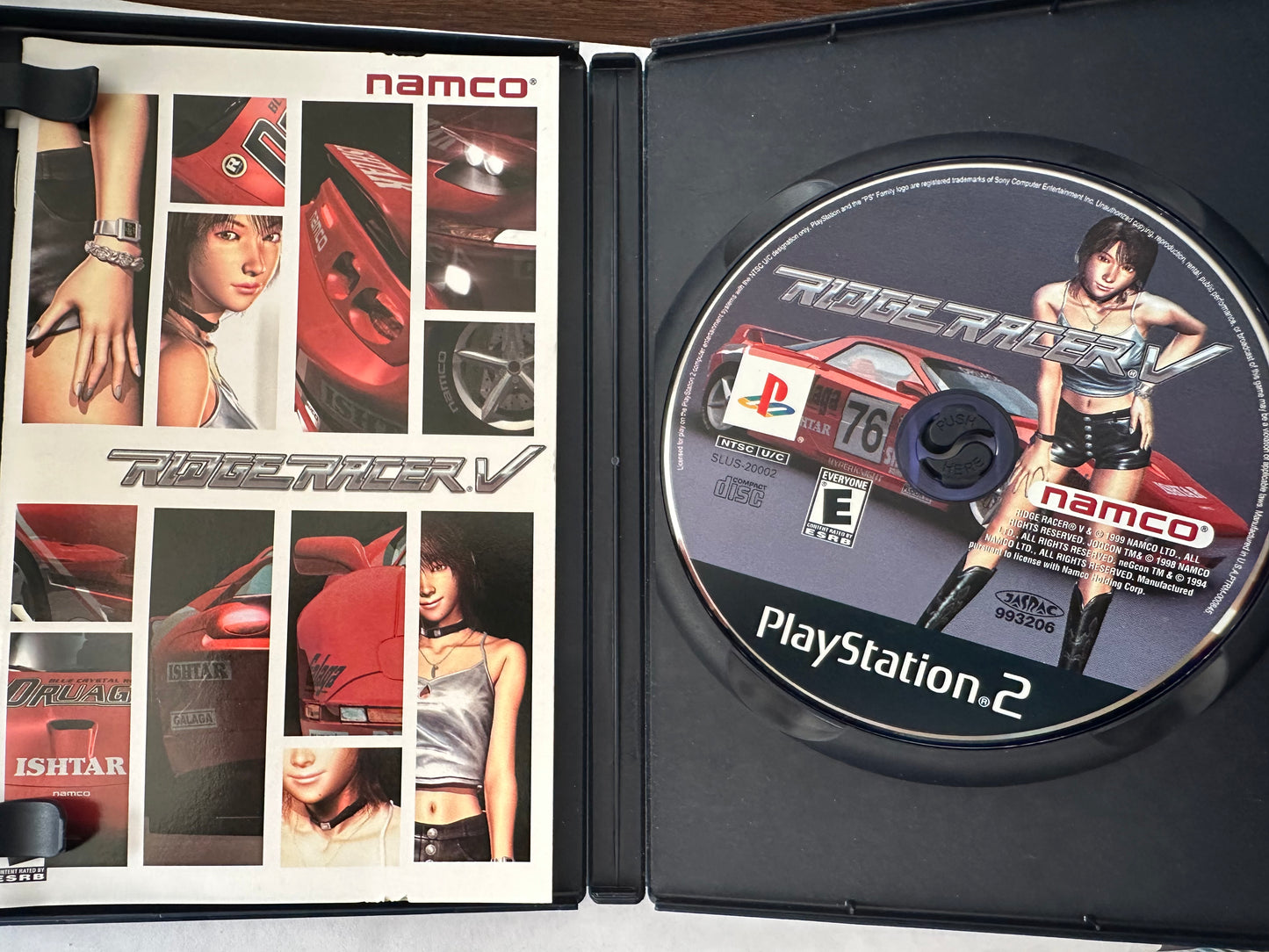 Ridge racer V for the PlayStation 2