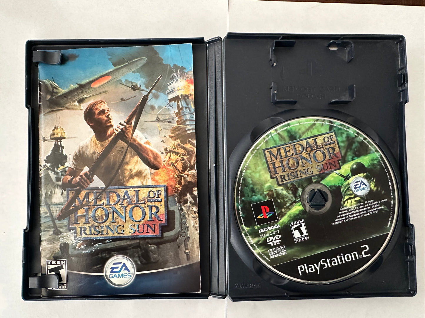 Medal of Honor rising sun for the PlayStation 2