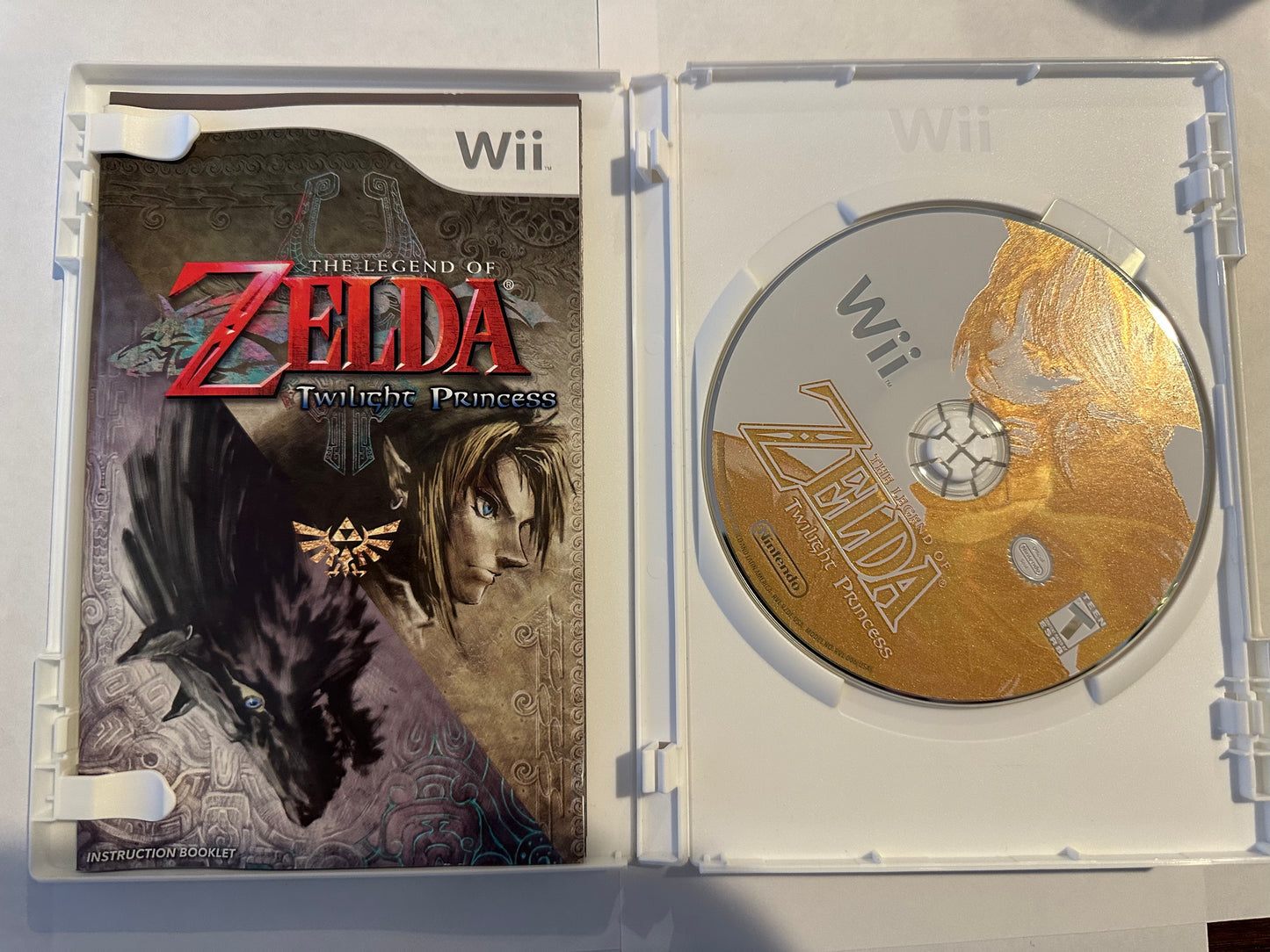 The legend of Zelda Twighlight Princess for the Nintendo Wii