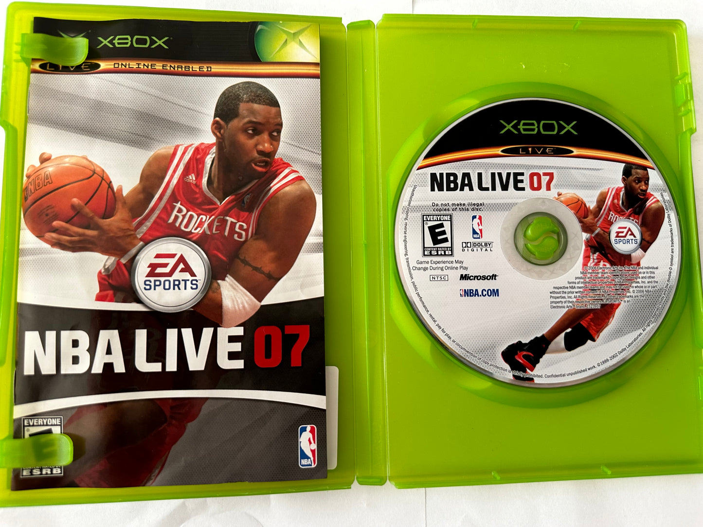 NBA live 07 for the Xbox