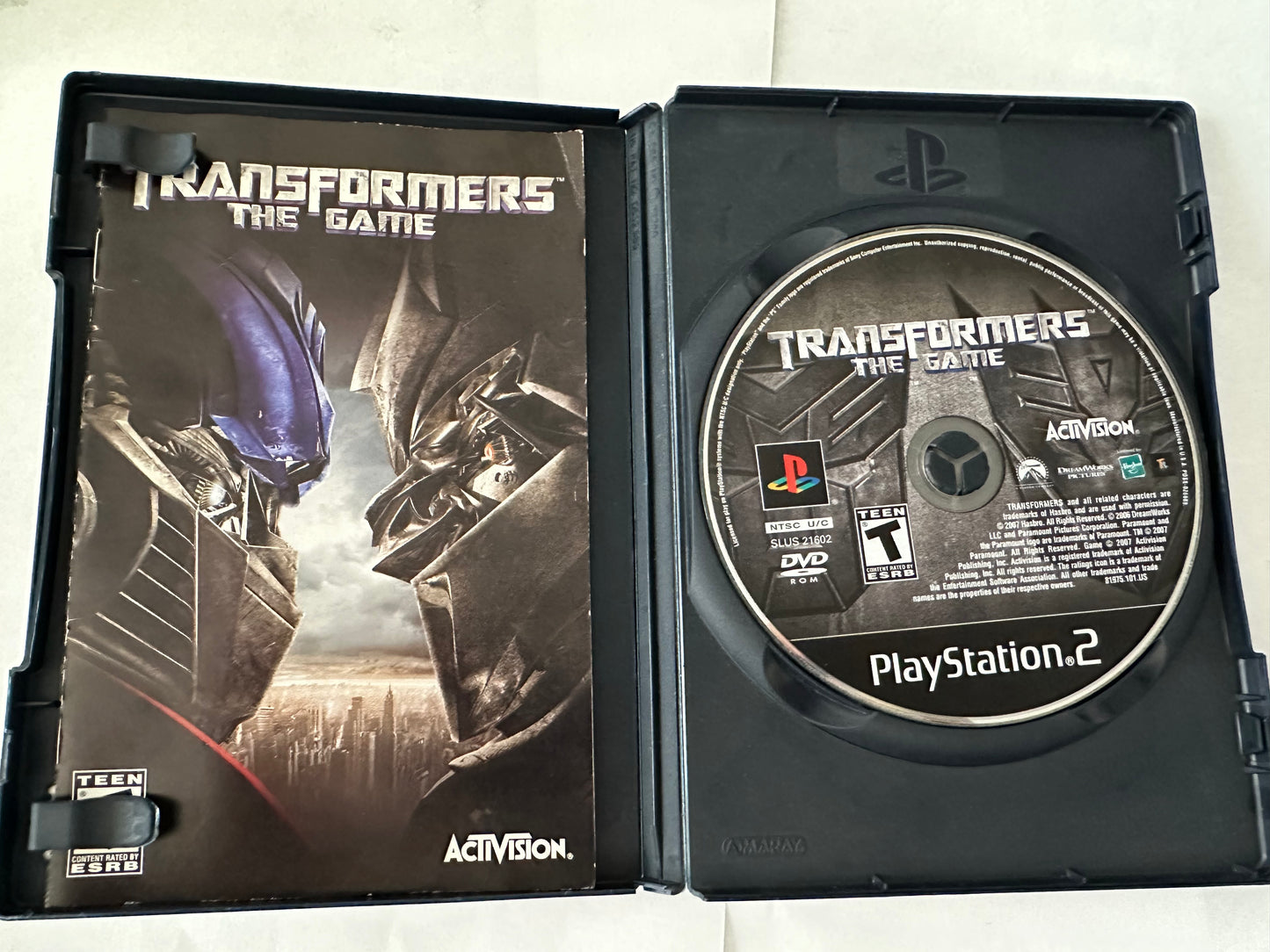 Transformers the Game for the PlayStation 2