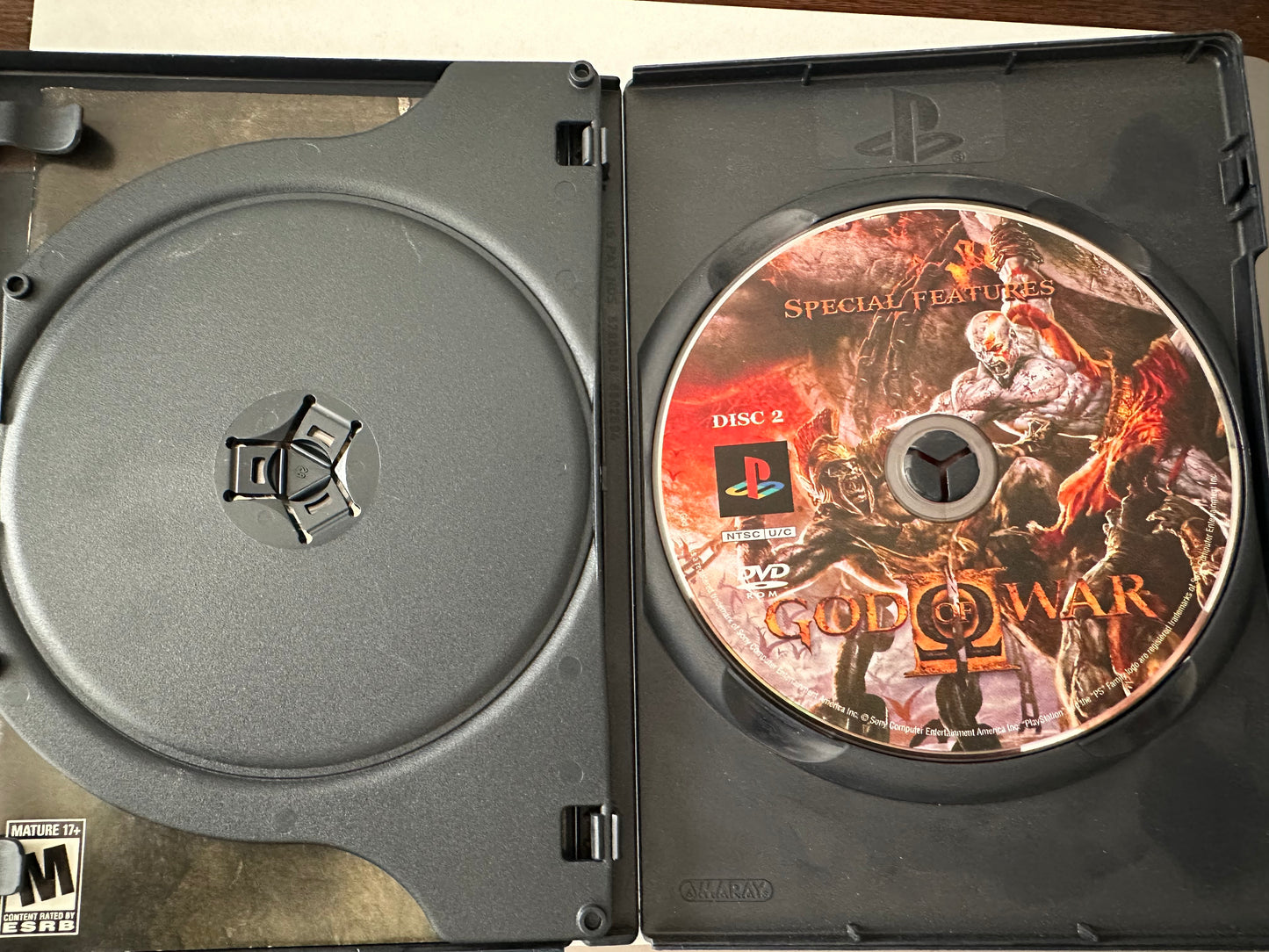 God of war 2 for the PlayStation 2