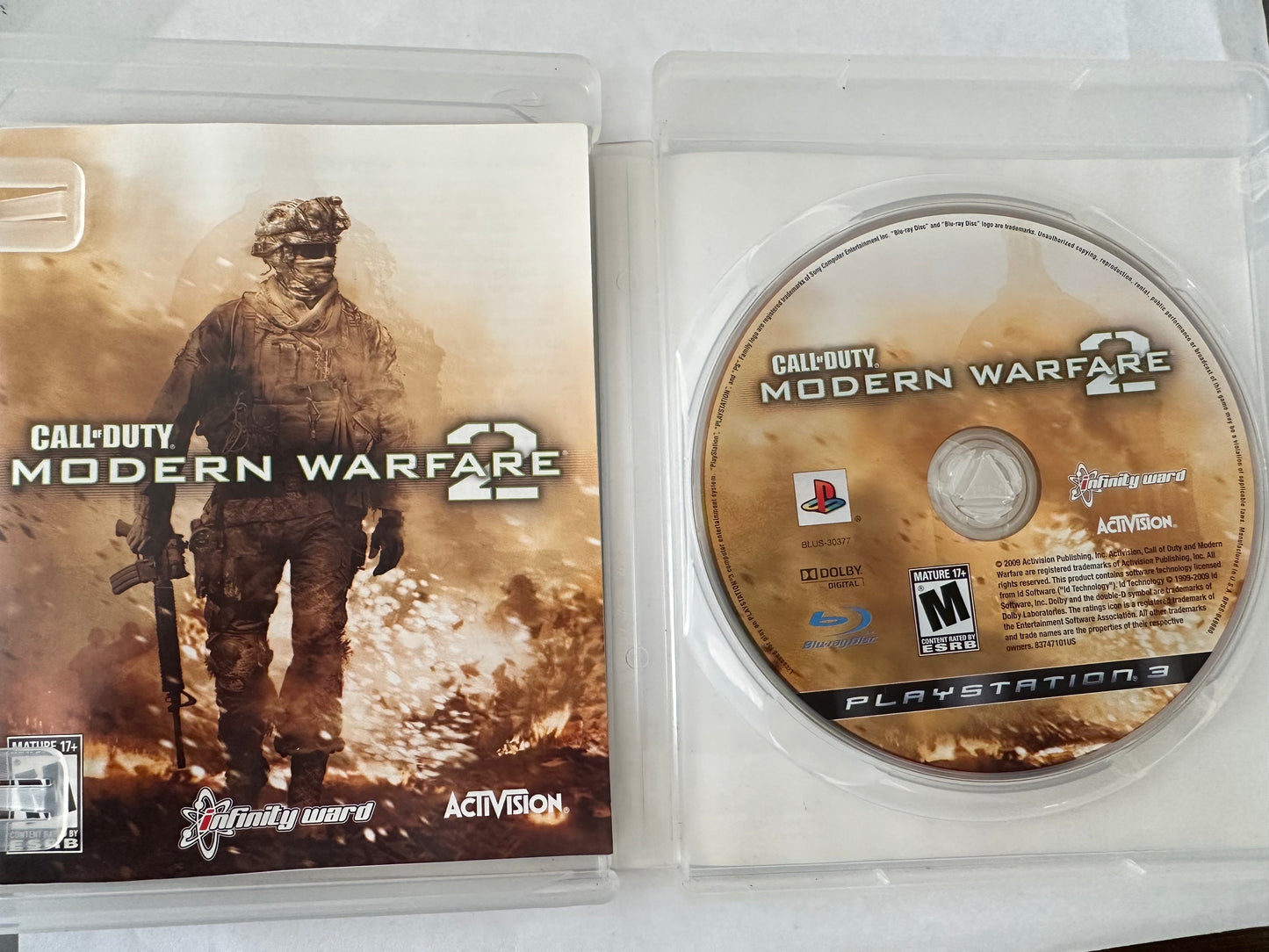 Call of duty modern warefare 2 for the PS3