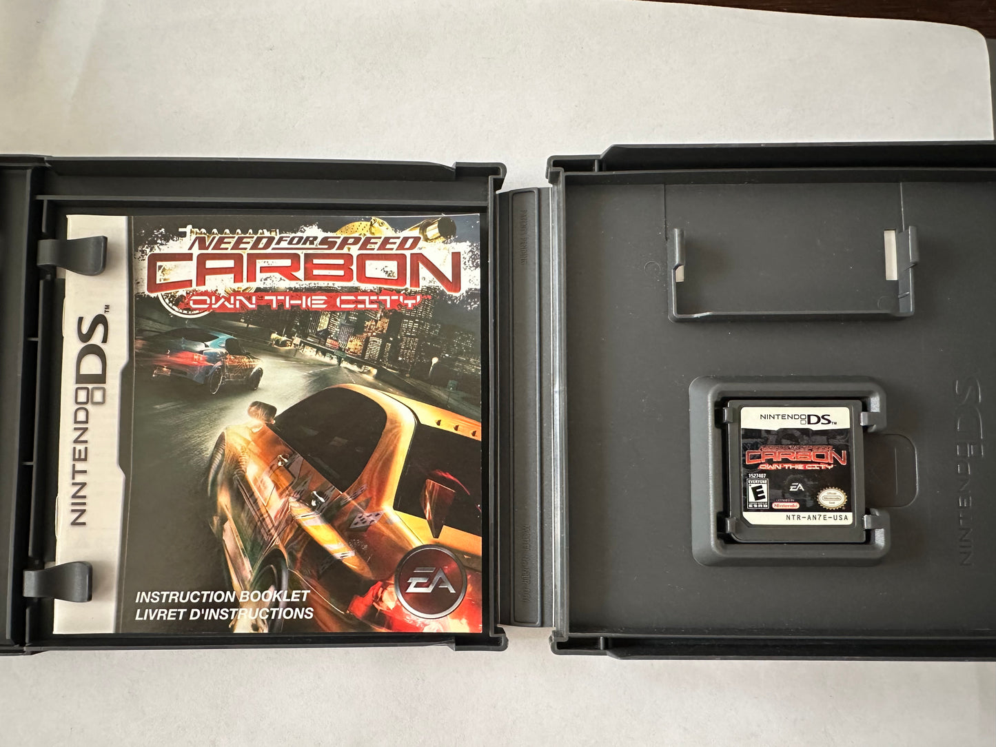 Need for speed carbon own the city for the Nintendo DS