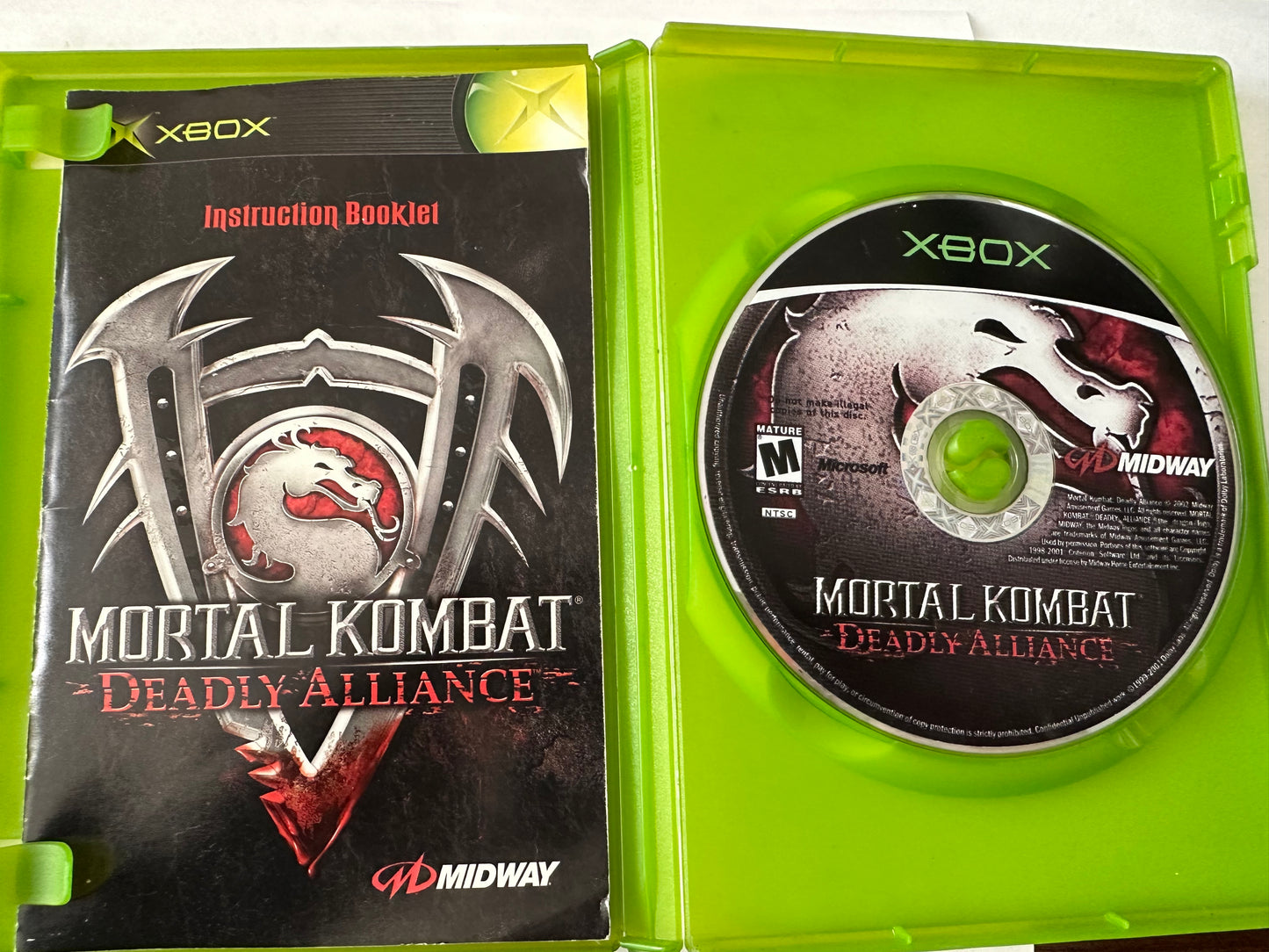 Mortal kombat deadly alliance for the Xbox