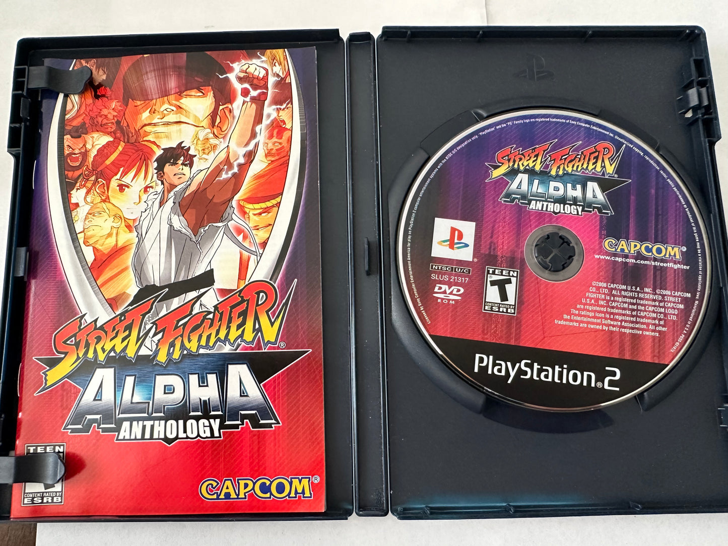 Street fighter Alpha anthology for the PS2
