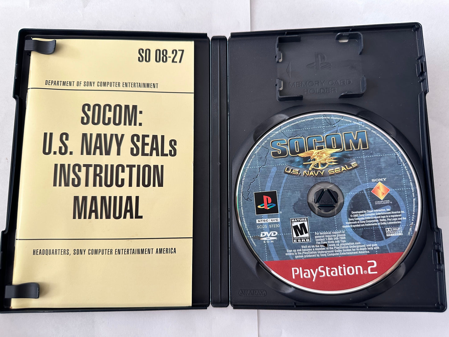Socom US Navy Seals for the PS2