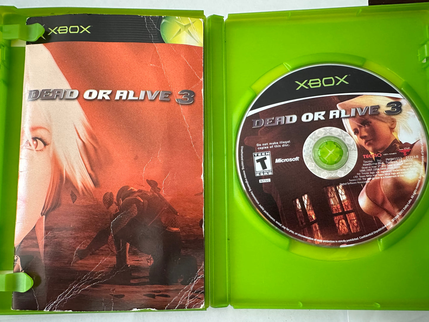 Dead or alive 3 for the Xbox