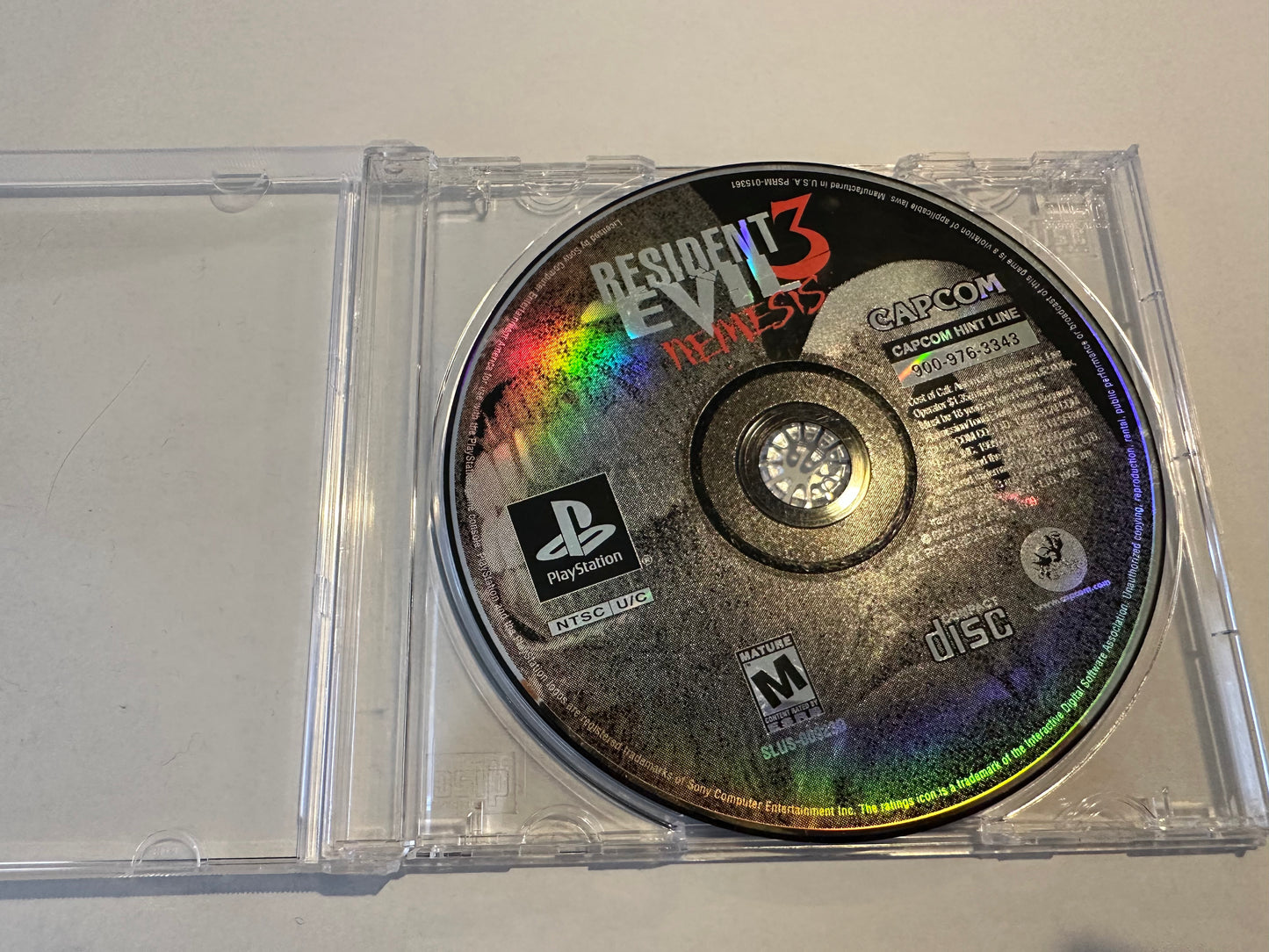 Resident evil 3 nemesis. Disc only