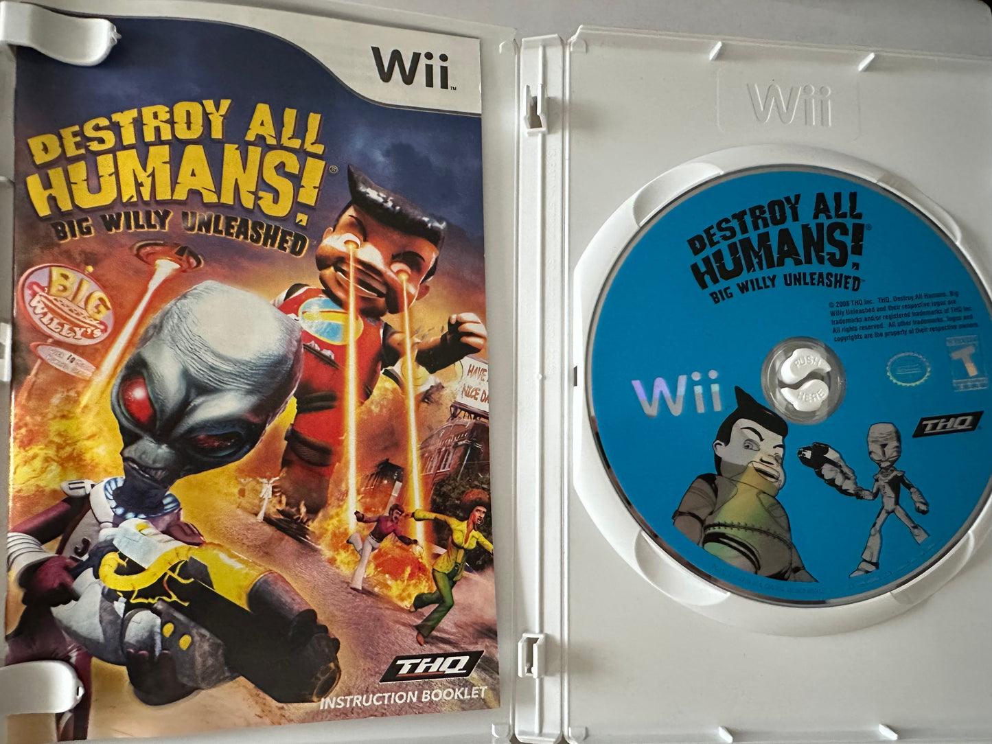 Destroy all humans big Willy unleashed for the Nintendo Wii