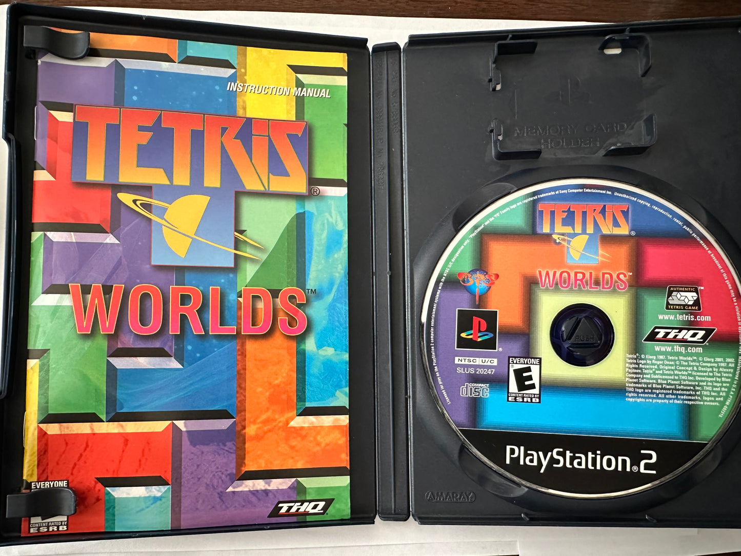 Tetris world for the PlayStation 2
