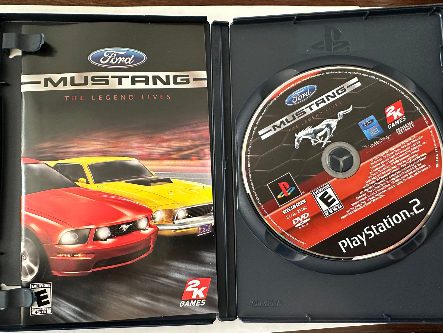 Ford mustang the legend lives for the PS2