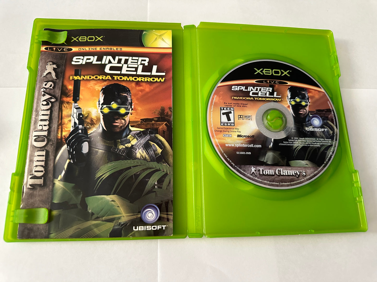 Splinter cell pandora tomorrow for the Xbox