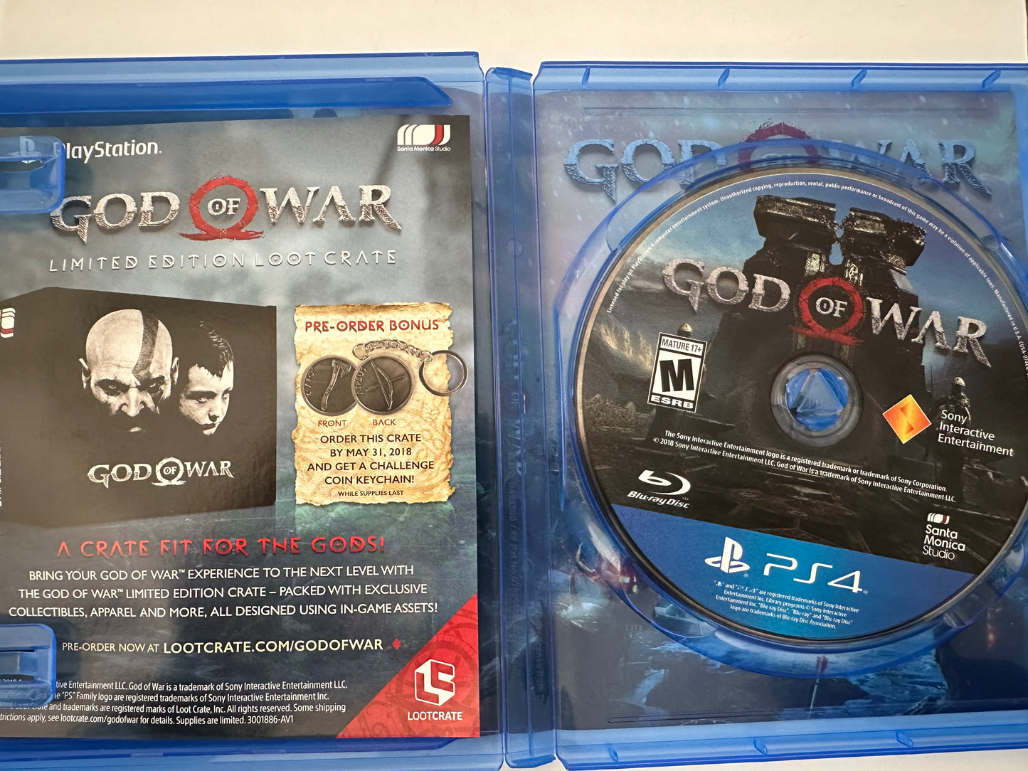 God of war for the PlayStation 4
