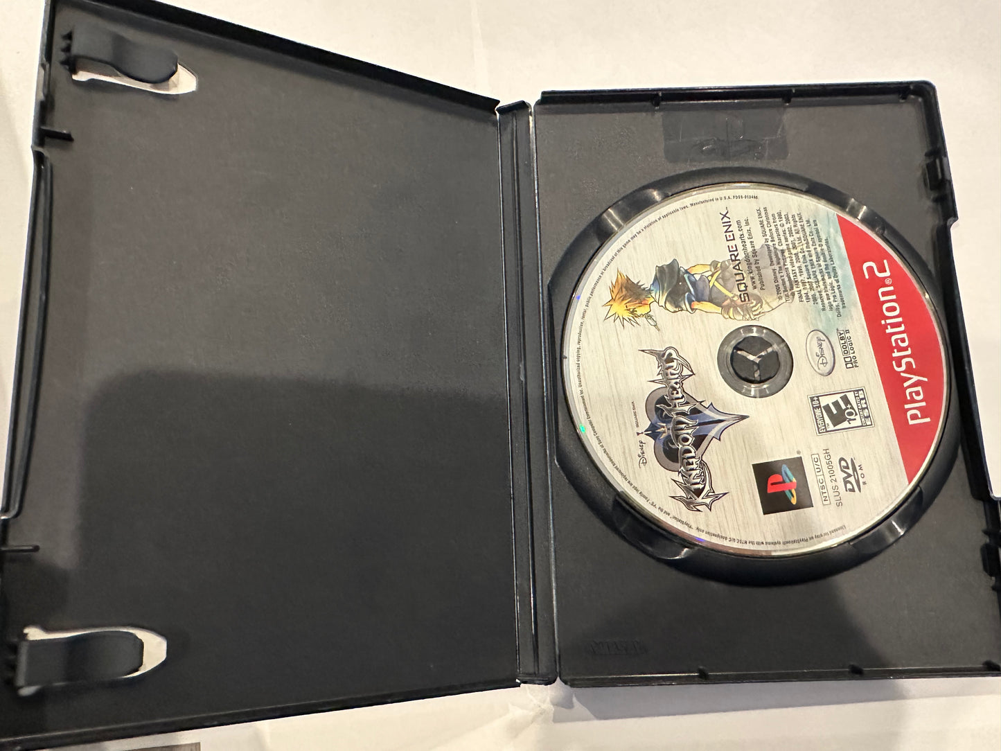 Kingdom hearts ii for PS2. Missing manual