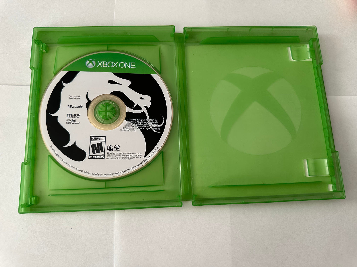 Mortal kombat X for the Xbox One