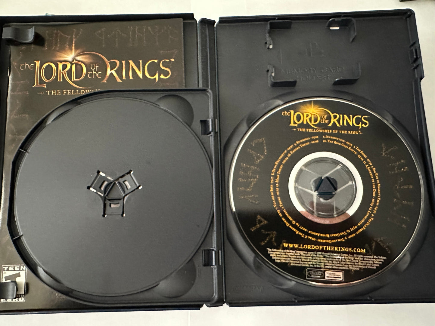 The lord of the rings the fellowship of the ring for the PS2