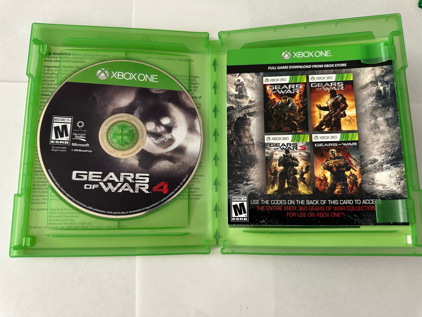 Gears of war 4 for the Xbox one