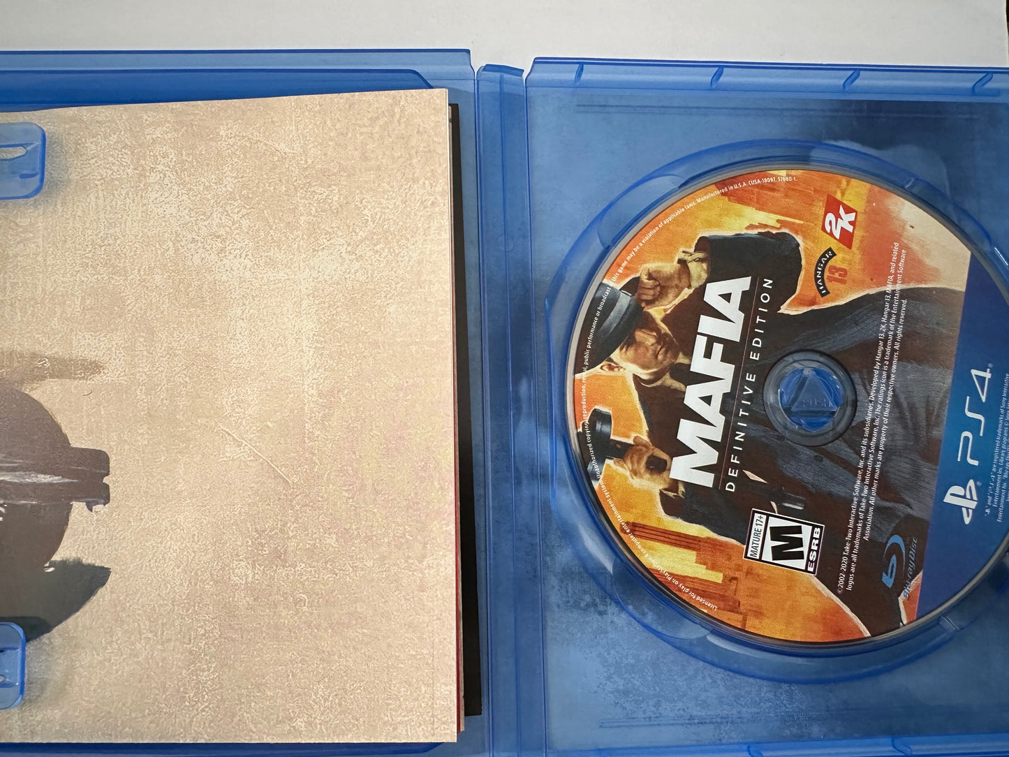 Mafia definitive edition for the PS4