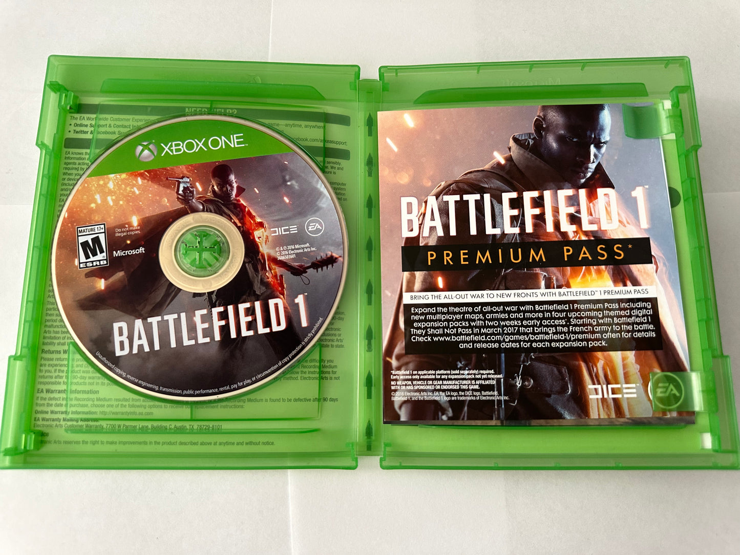 Battlefield 1 for the Xbox one