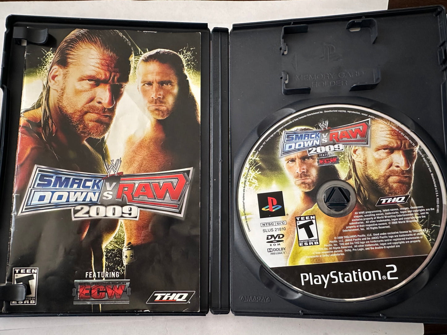 Smack down vs raw 2009 for the PlayStation 2