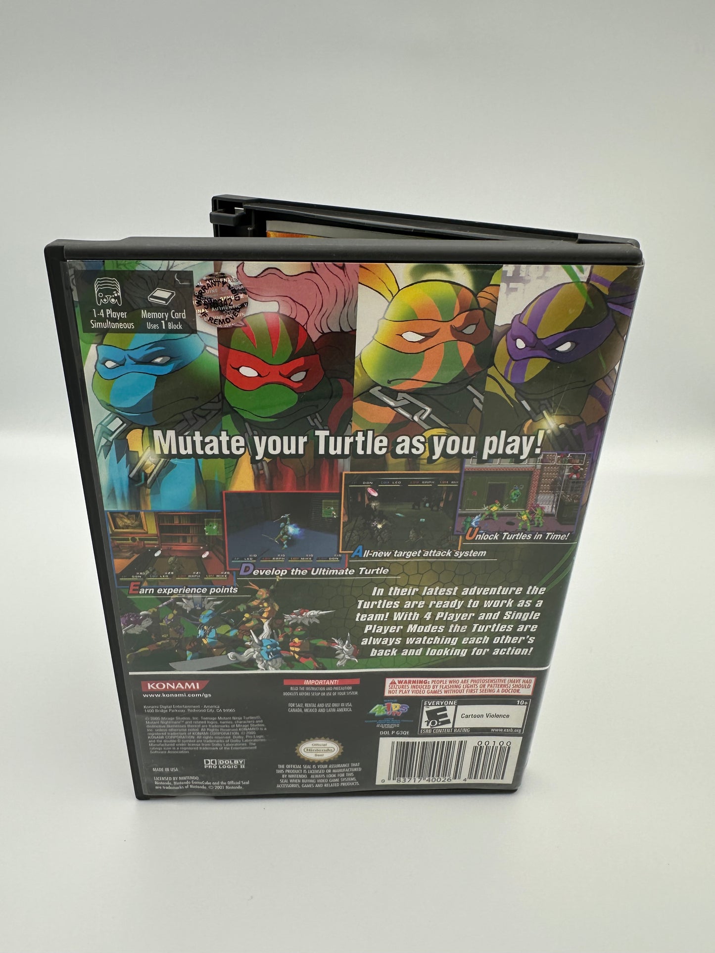 Teenage mutant ninja turtles for GameCube