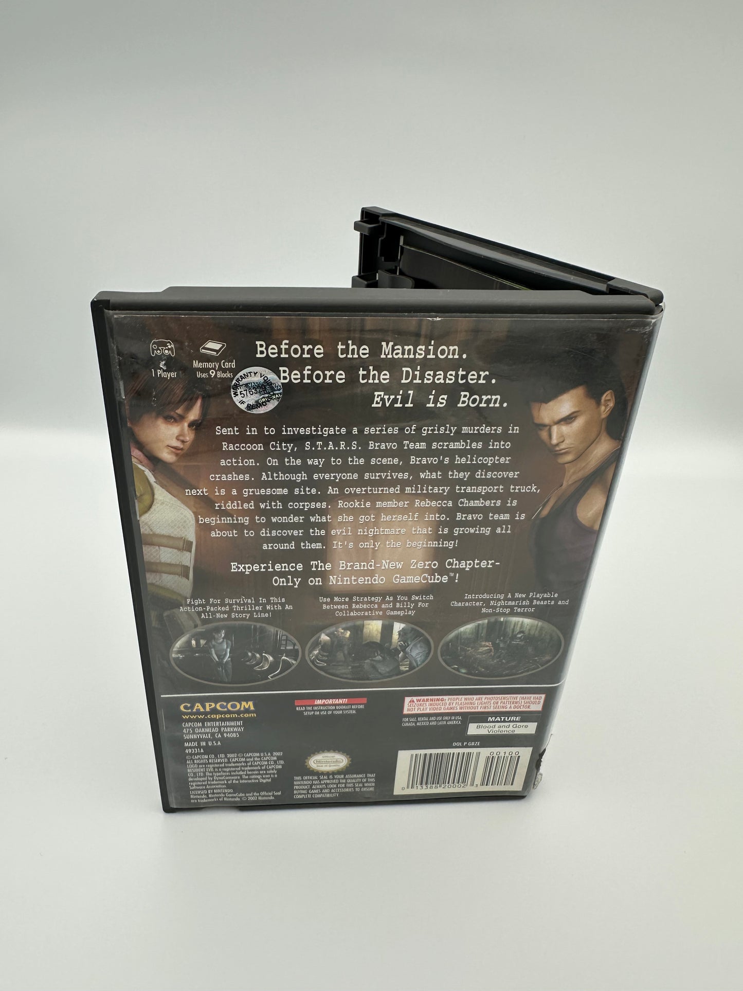Resident evil zero GameCube