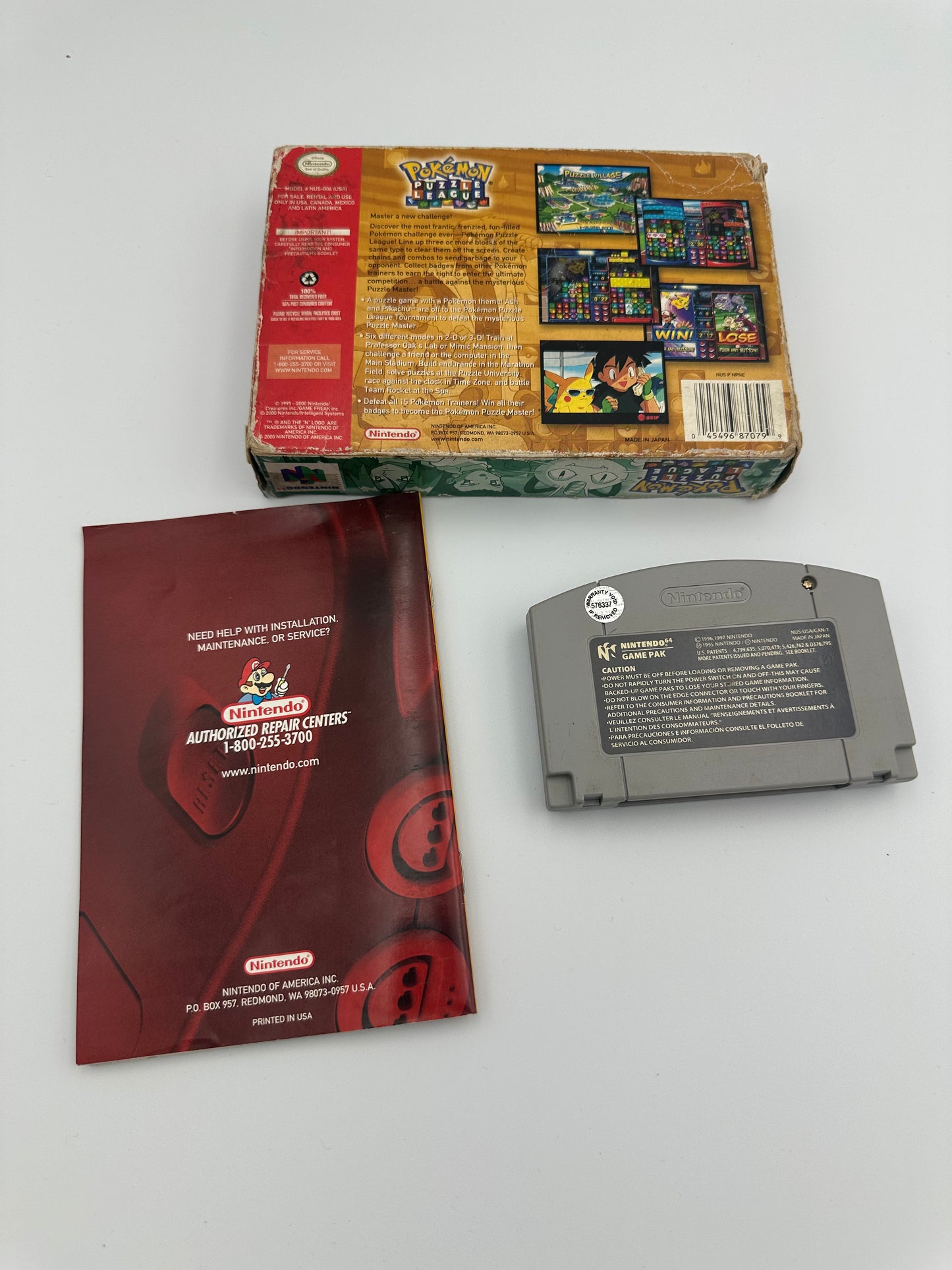 Pokémon puzzle league for the Nintendo 64