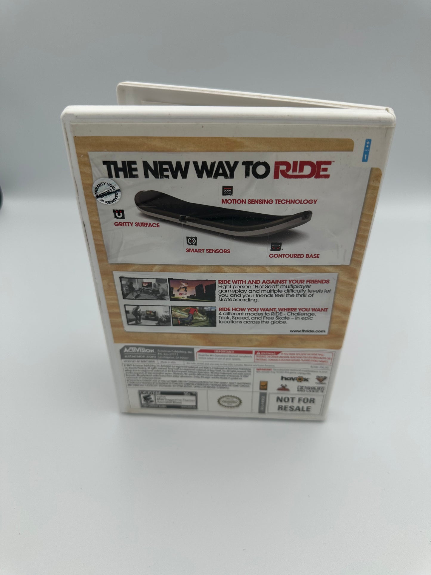 Tony hawk ride for the Wii