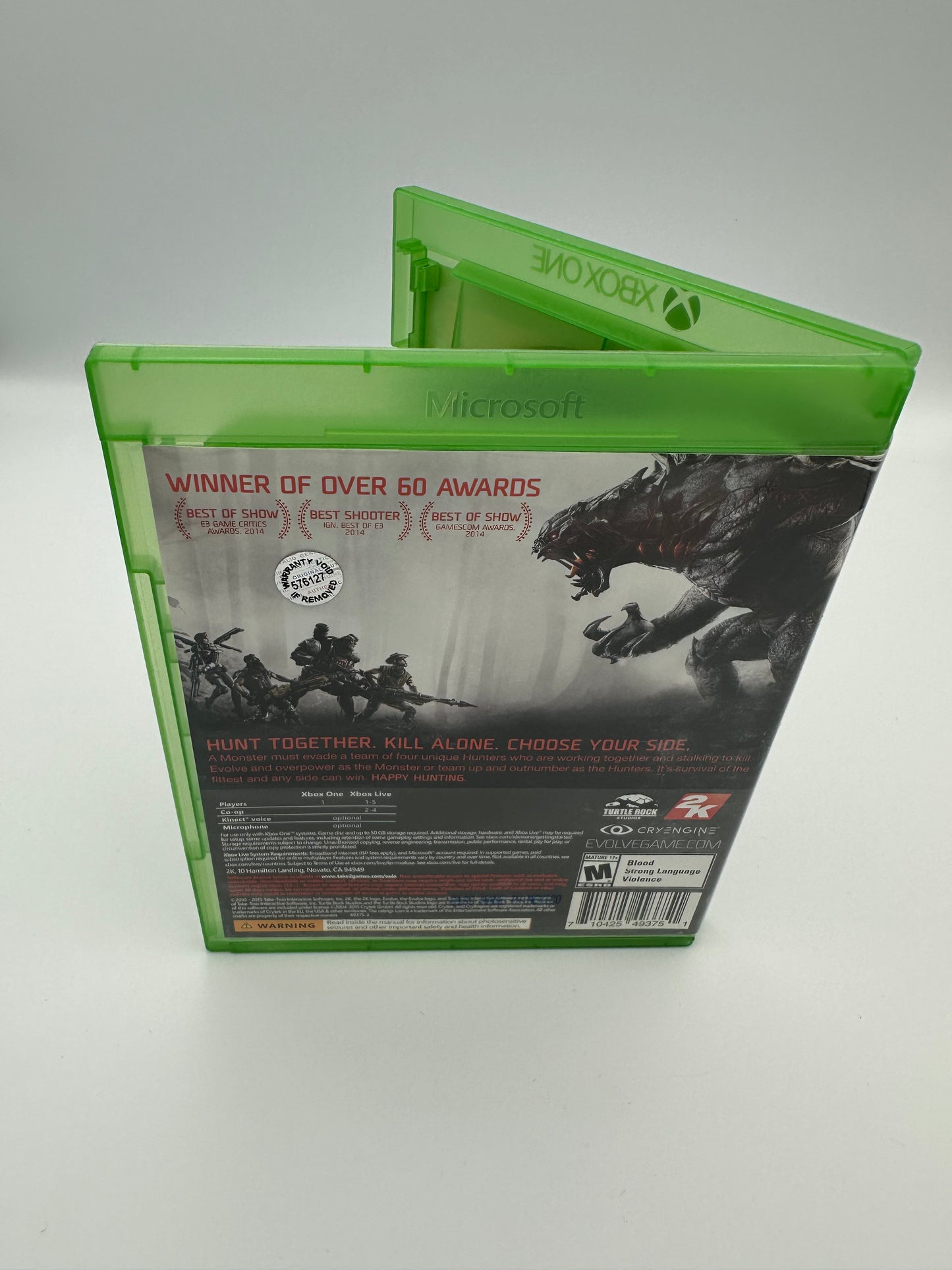 Evolve for Xbox one