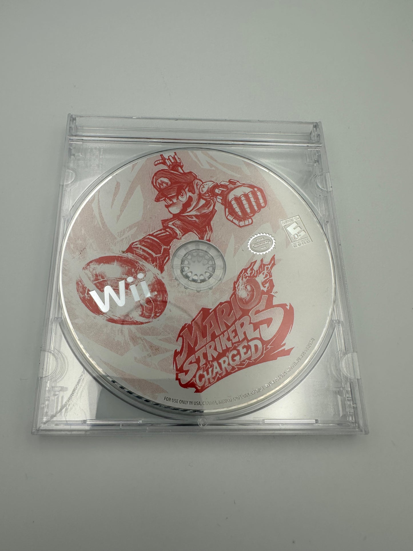 Mario strikers for the Wii. Disc only.
