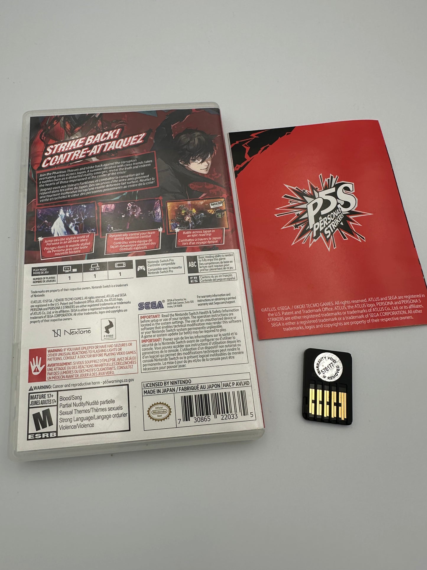 Persona 5 strikers for switch